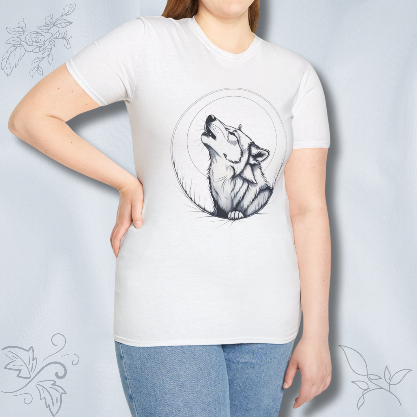 Howling Wolf - koszulka unisex