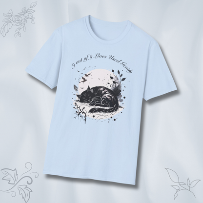 9 Out of 9 Lives Used Gently - koszulka unisex